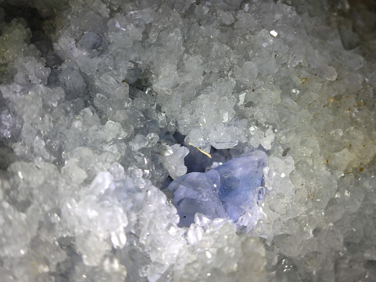 Polished Large Blue Celestite Egg x 1 From Sakoany, Madagascar