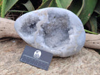 Polished Large Blue Celestite Egg x 1 From Sakoany, Madagascar