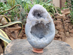 Polished Large Blue Celestite Egg x 1 From Sakoany, Madagascar