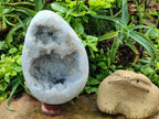 Polished Large Blue Celestite Egg x 1 From Sakoany, Madagascar