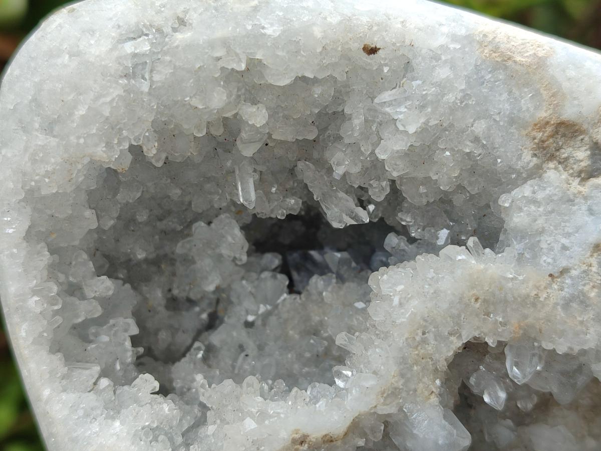 Polished Large Blue Celestite Egg x 1 From Sakoany, Madagascar