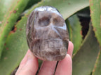 Hand Made Smokey Quartz Skull Carvings x 3 From Madagascar
