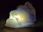 Natural Blue Lace Agate Geode Specimens x 4 From Nsanje, Malawi - Toprock Gemstones and Minerals 