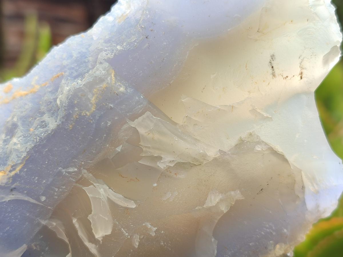 Natural Blue Lace Agate Geode Specimens x 4 From Nsanje, Malawi - Toprock Gemstones and Minerals 
