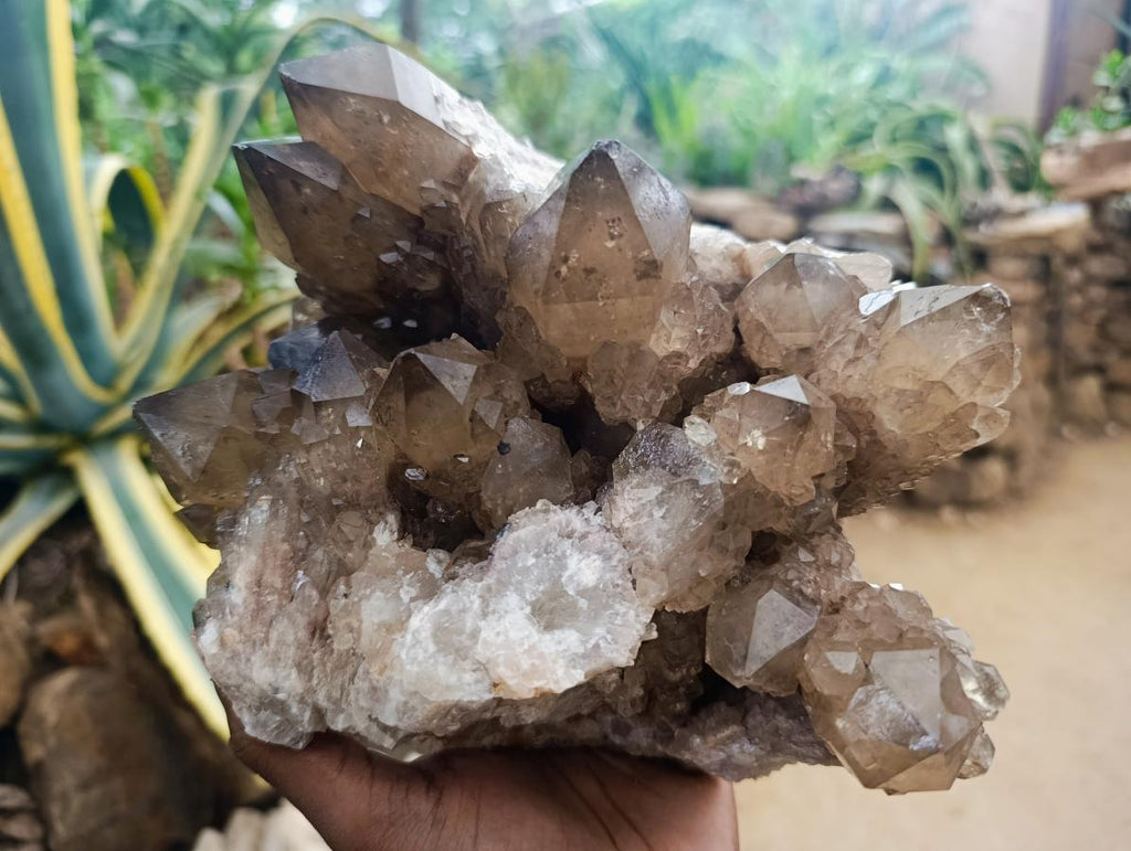 Natural Large Cascading Smokey Citrine Quartz Cluster x 1 From Luena, Congo