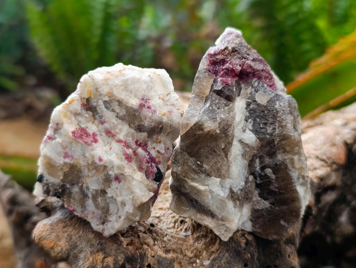 Natural Cobbed Pink Rubelite Tourmaline x 35 From Ambatondrazaka, Madagascar