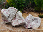 Natural Cobbed Pink Rubelite Tourmaline x 35 From Ambatondrazaka, Madagascar