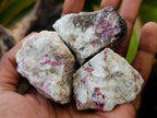 Natural Cobbed Pink Rubelite Tourmaline x 35 From Ambatondrazaka, Madagascar
