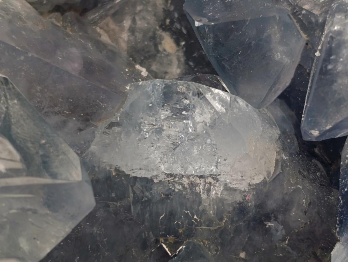 Polished Large Blue Celestite Egg x 1 From Sakoany, Madagascar