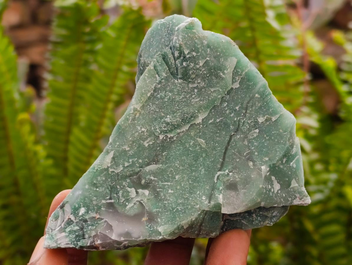 Natural Swazi Jade Cobbed Specimens x 12 From Swaziland