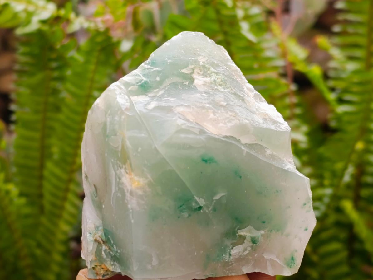 Natural Swazi Jade Cobbed Specimens x 12 From Swaziland