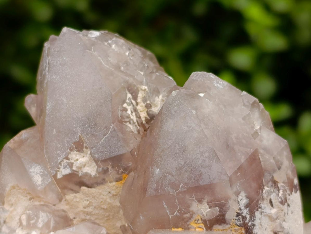 Natural Red Hematoid Quartz Crystal Clusters x 3 From Karoi, Zimbabwe