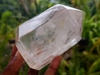 Polished Clear Quartz Display Crystals x 2 From Madagascar