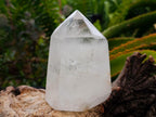 Polished Clear Quartz Display Crystals x 2 From Madagascar