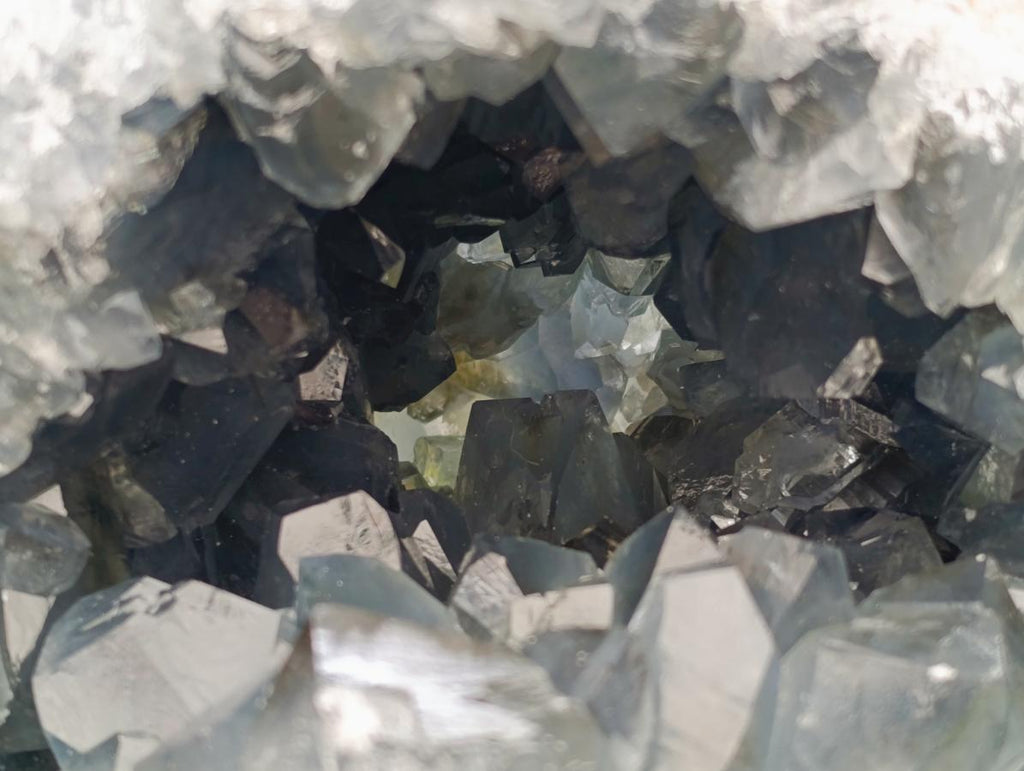 Natural Large Blue Celestite Geode Specimen x 1 From Sakoany, Madagascar