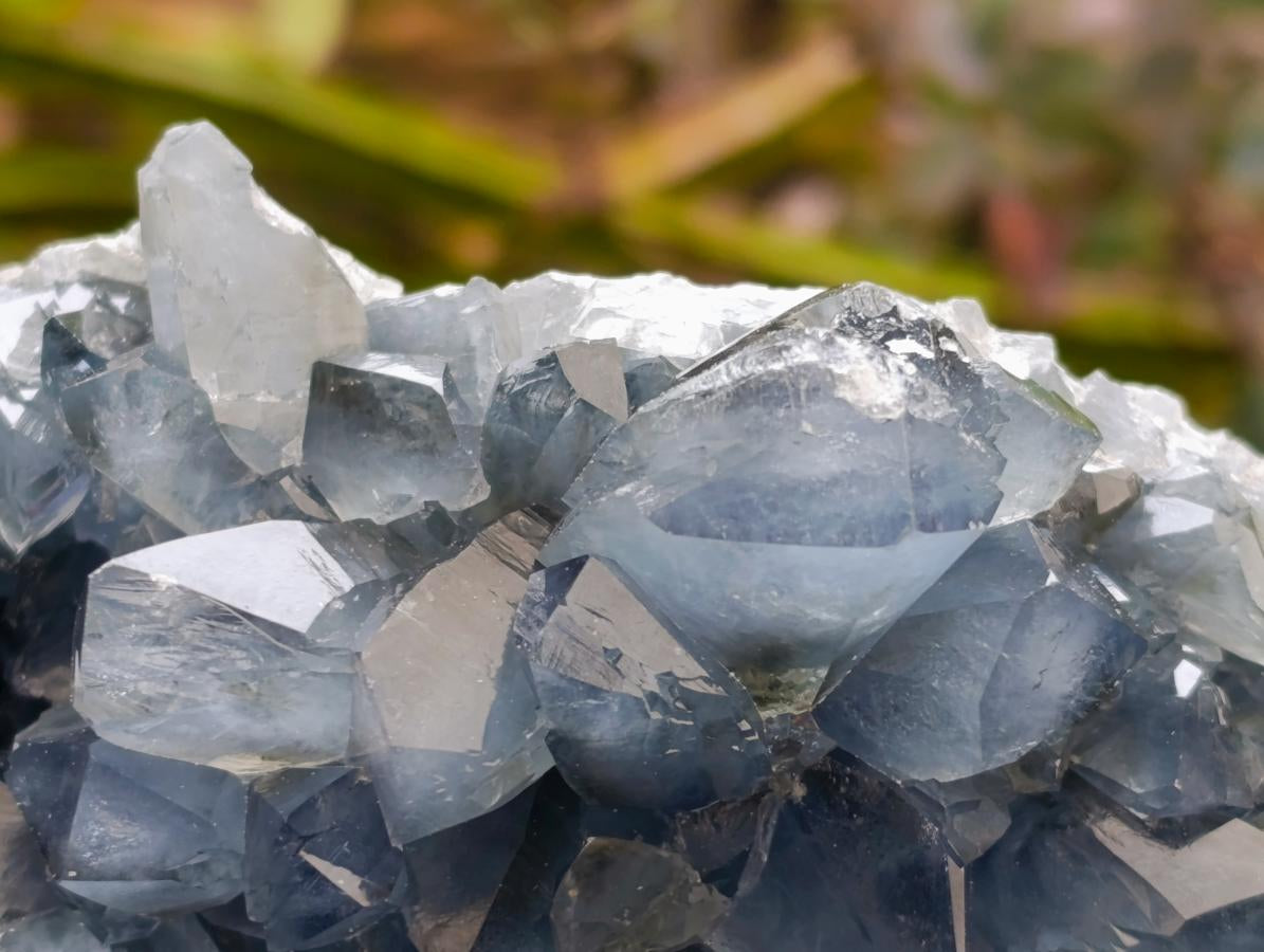 Natural Large Blue Celestite Geode Specimen x 1 From Sakoany, Madagascar