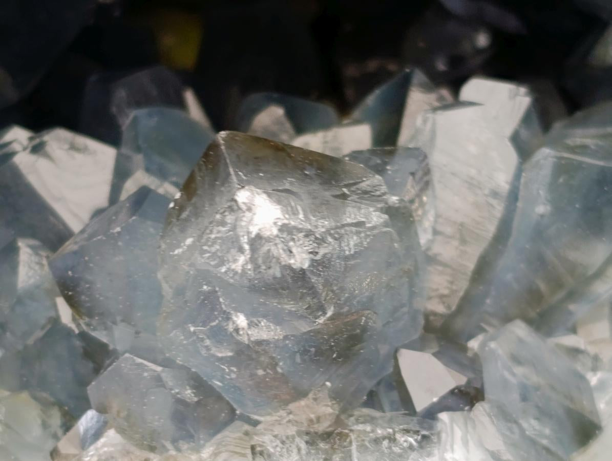 Natural Large Blue Celestite Geode Specimen x 1 From Sakoany, Madagascar