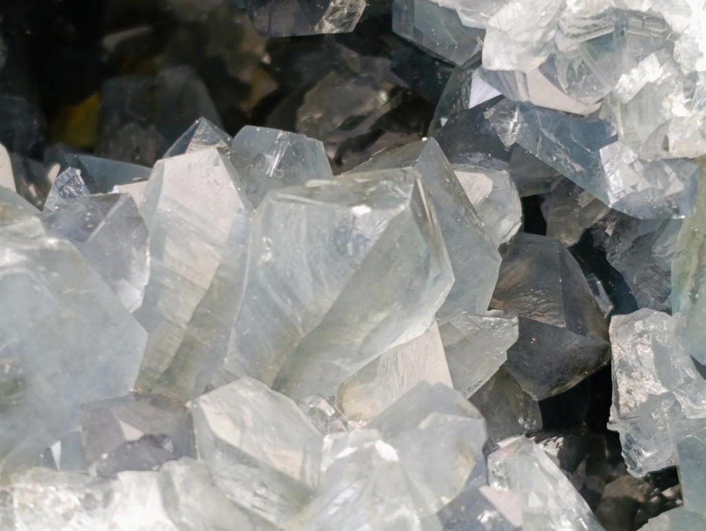 Natural Large Blue Celestite Geode Specimen x 1 From Sakoany, Madagascar