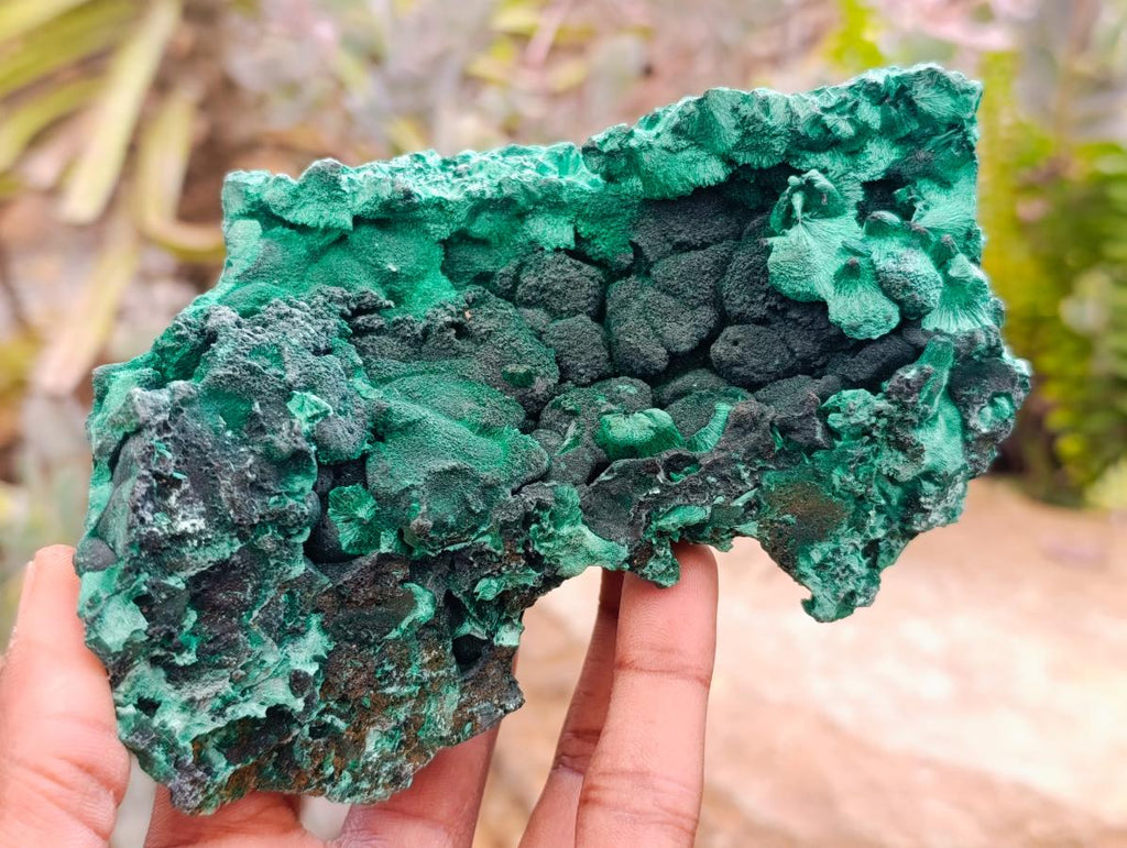 Natural Silky Malachite Specimen x 2 From Kasompe, Congo