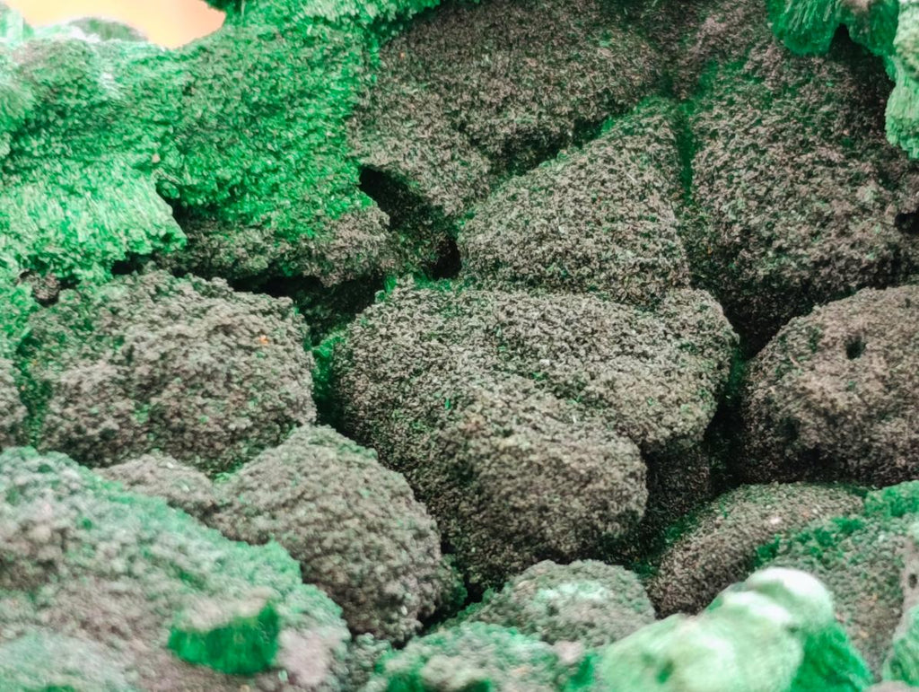 Natural Silky Malachite Specimen x 2 From Kasompe, Congo