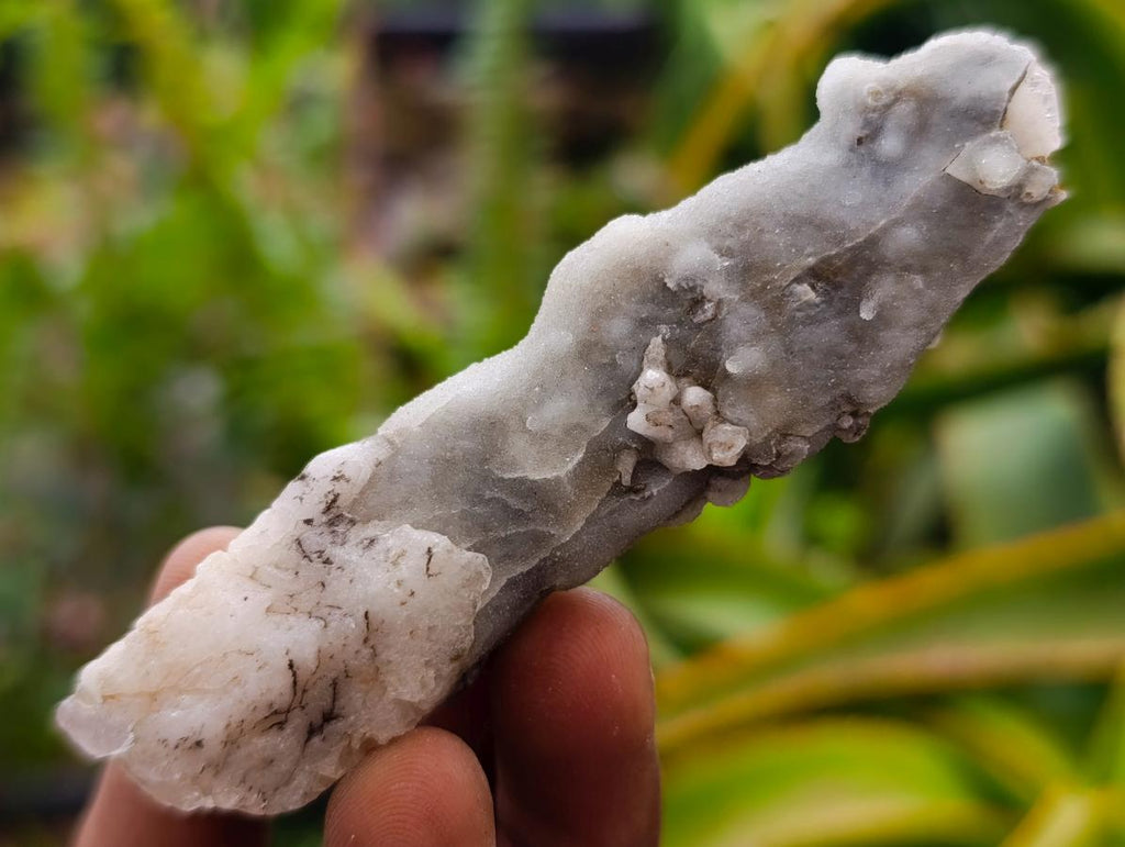 Natural Drusy Quartz Coated Spearhead Calcite Crystals x 24 From Albert's Mountain, Lesotho