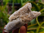 Natural Drusy Quartz Coated Spearhead Calcite Crystals x 24 From Albert's Mountain, Lesotho