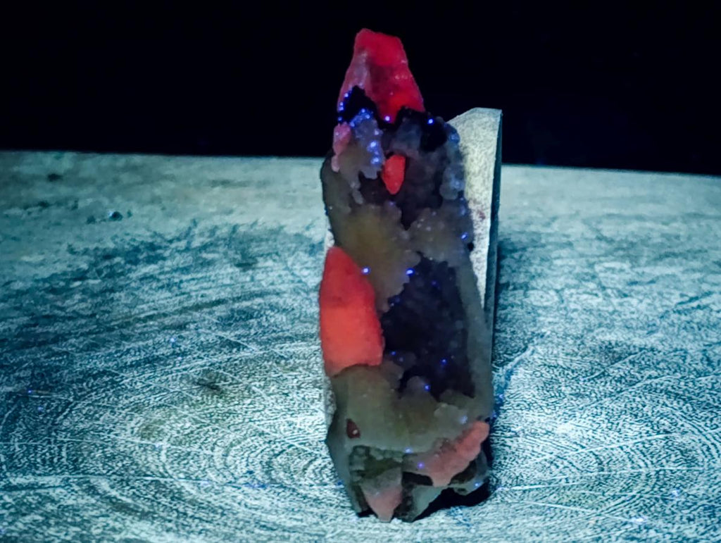 Natural Drusy Quartz Coated Spearhead Calcite Crystals x 24 From Albert's Mountain, Lesotho