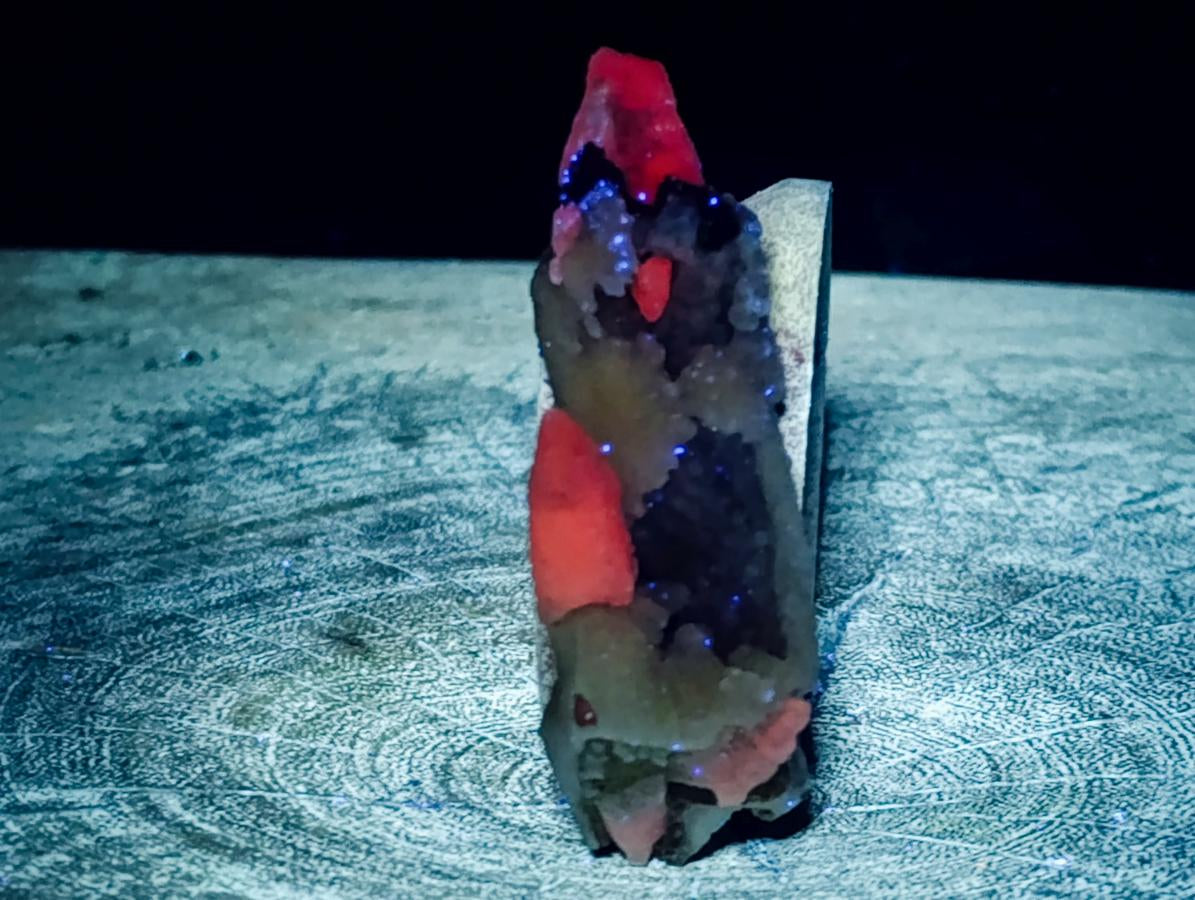 Natural Drusy Quartz Coated Spearhead Calcite Crystals x 24 From Albert's Mountain, Lesotho