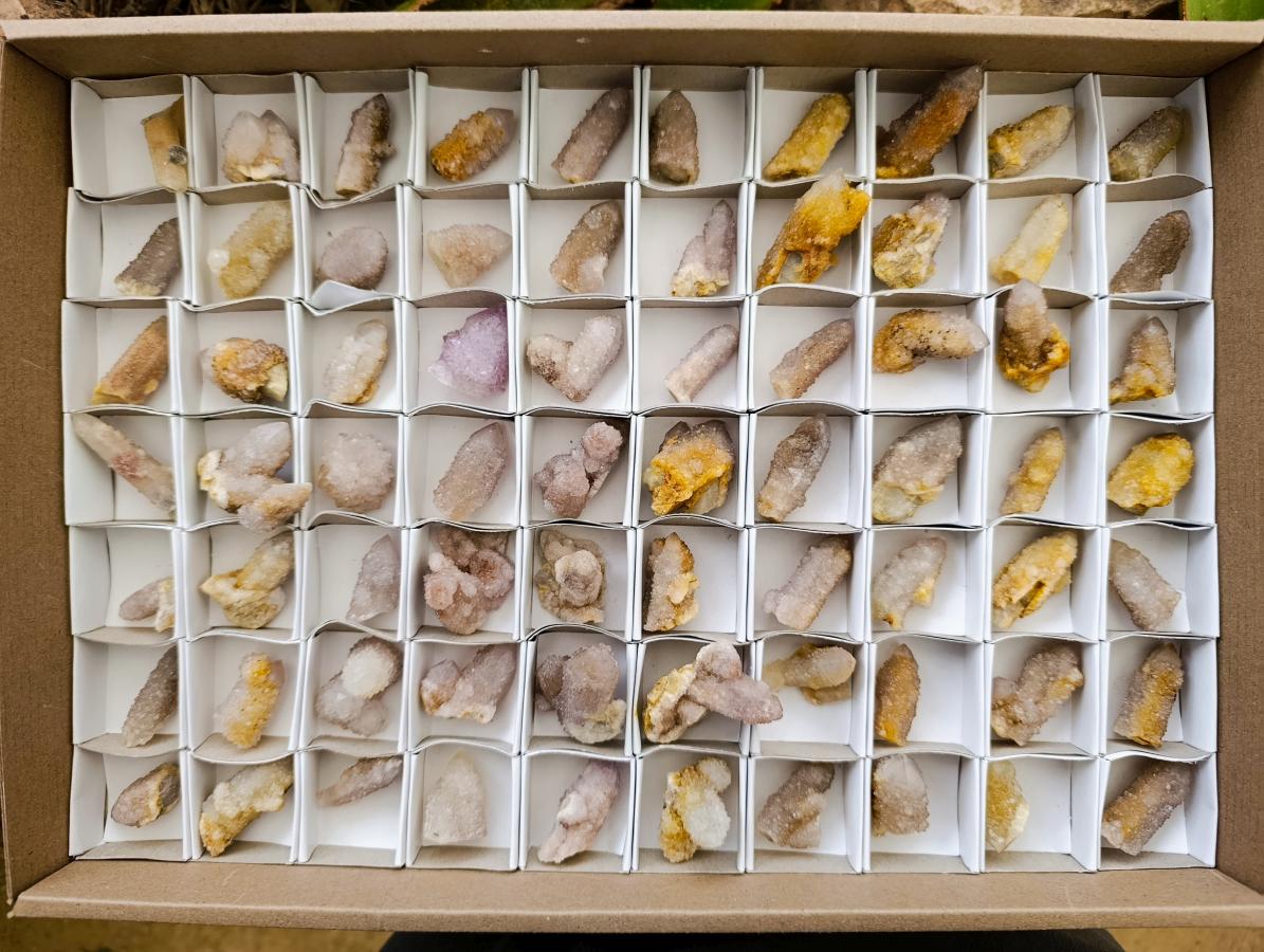 Natural Amethyst Spirit Quartz Crystals x 70 From Boekenhouthoek, South Africa