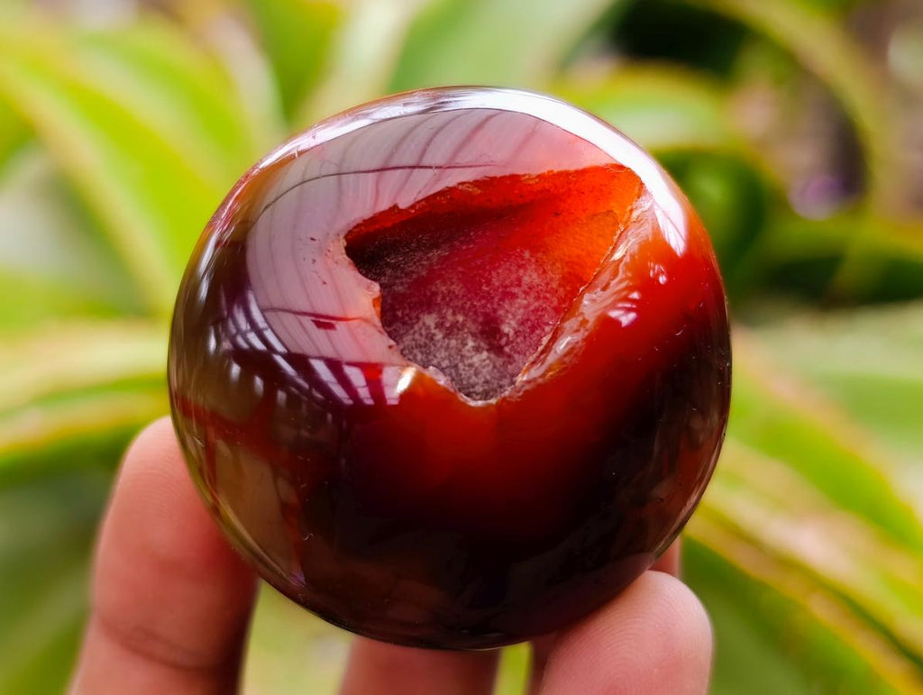 Polished Carnelian Agate Gemstone Galets x 20 From Madagascar