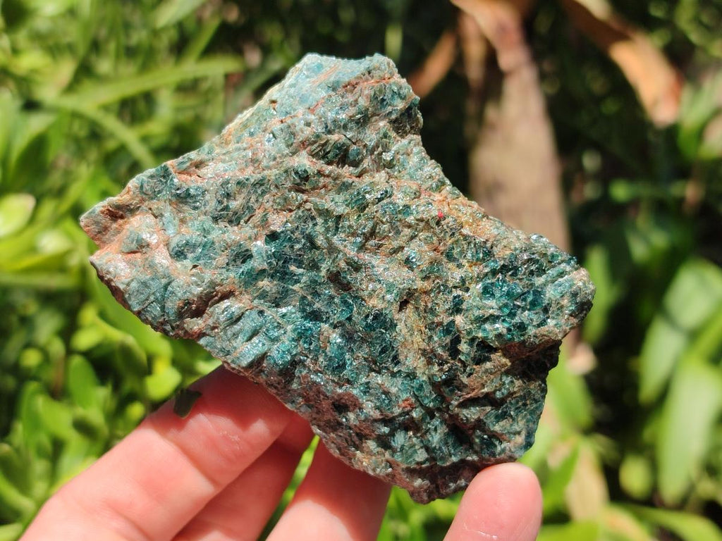 Natural Cobbed Blue Apatite Specimens x 12 From Betroka, Madagascar