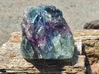 Natural Large Watermelon Fluorite Cobbed Specimens x 5 From Uis, Namibia