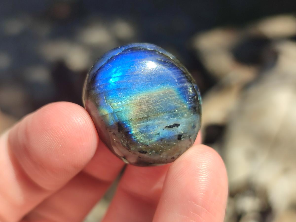 Polished Rounded Labradorite Free Forms x 70 From Madagascar