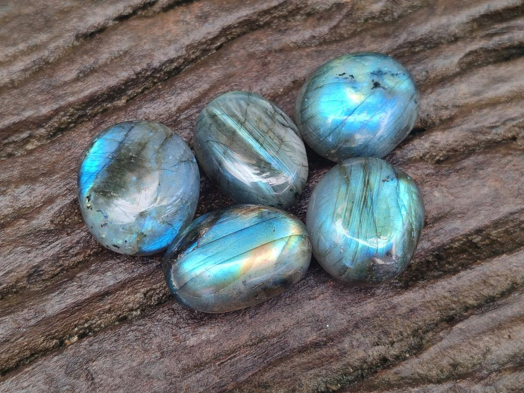 Polished Rounded Labradorite Free Forms x 70 From Madagascar