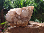 Natural White Phantom Cascading Smokey Luena Quartz Clusters x 2 From Luena, Congo