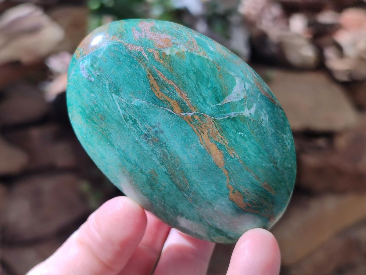 Polished Large Verdite Free Forms x 6 From Zimbabwe