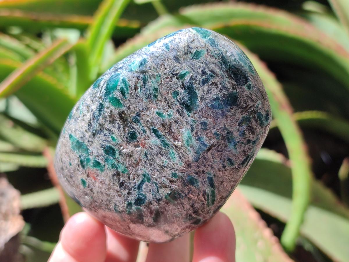 Polished Emerald Mica 'Mutokolite' Standing Free Forms x 2 From Mutoko, Zimbabwe