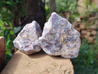 Natural Purple Lepidolite Cobbed Specimens x 24 From Rubicon Mine, Namibia