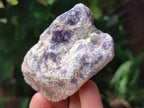 Natural Purple Lepidolite Cobbed Specimens x 24 From Rubicon Mine, Namibia