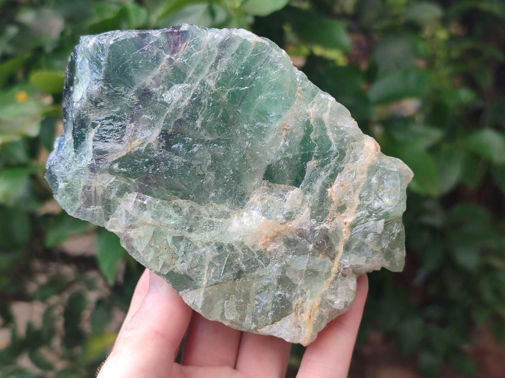 Natural Large Watermelon Fluorite Cobbed Specimens x 4 From Uis, Namibia