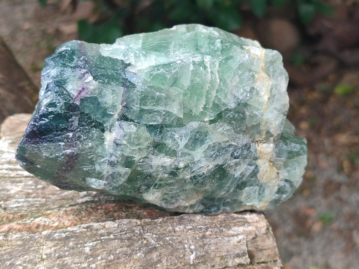 Natural Large Watermelon Fluorite Cobbed Specimens x 4 From Uis, Namibia