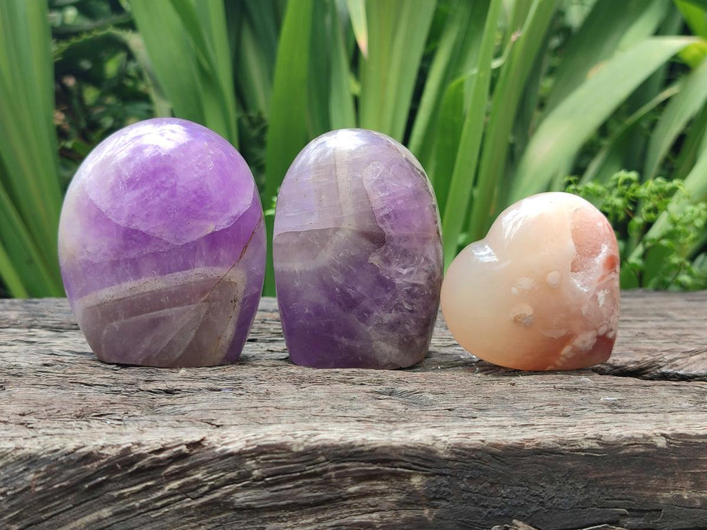 Polished Mixed Selected Multi Mineral Items x 6 From Madagascar