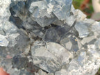 Natural Blue Celestite Crystal Cluster Specimens x 2 From Sakoany, Madagascar