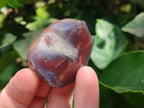 Polished One Side Red Shashe River Agate Nodules x 20 From Shashe River, Zimbabwe