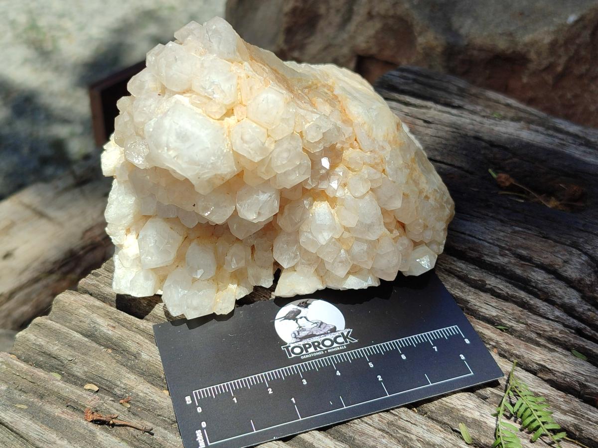 Natural Mixed Quartz Crystal Clusters x 3 From Madagascar