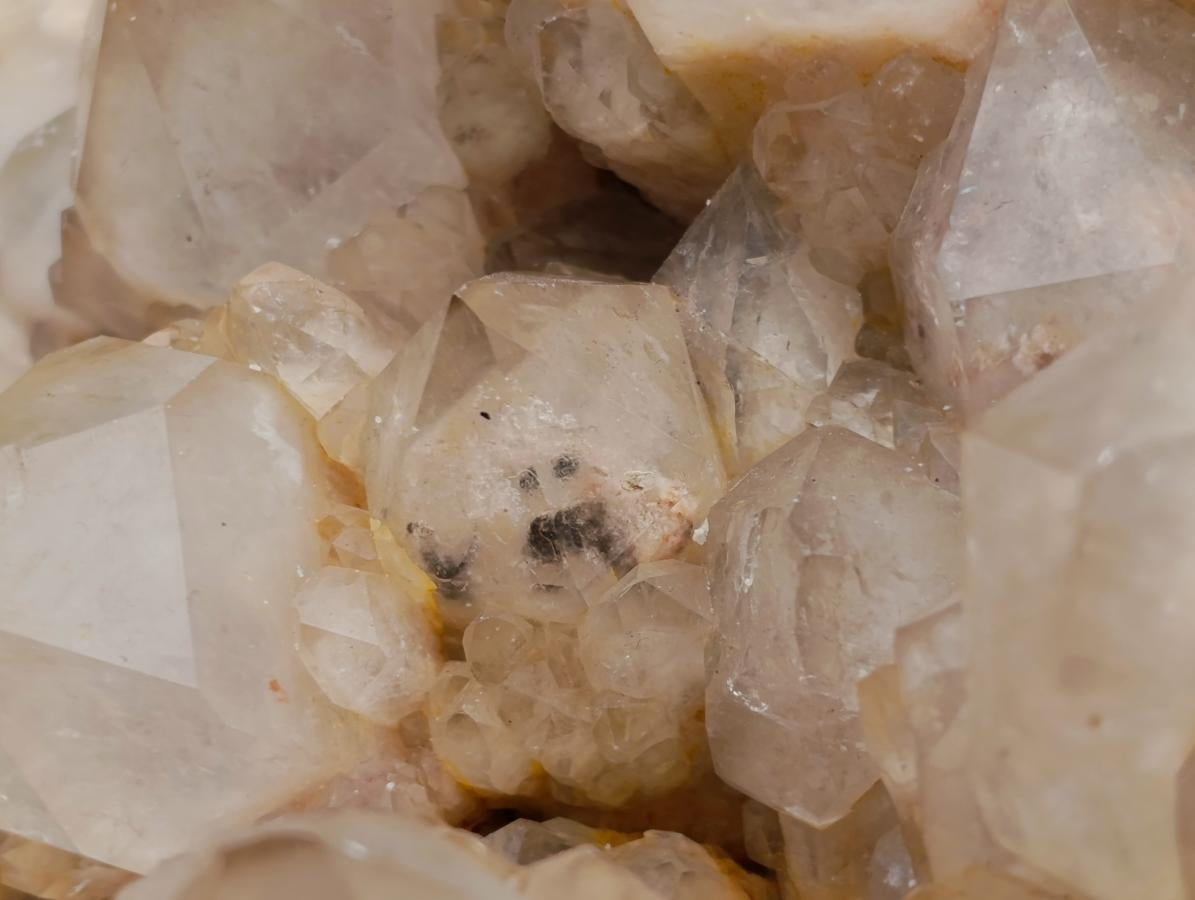 Natural XL White Phantom Cascading Smokey Luena Quartz Cluster x 1  From Luena, Congo