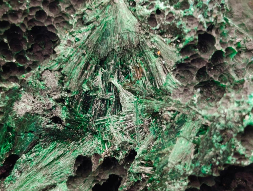 Natural Silky Malachite Specimens x 24 From Kasompe, Congo