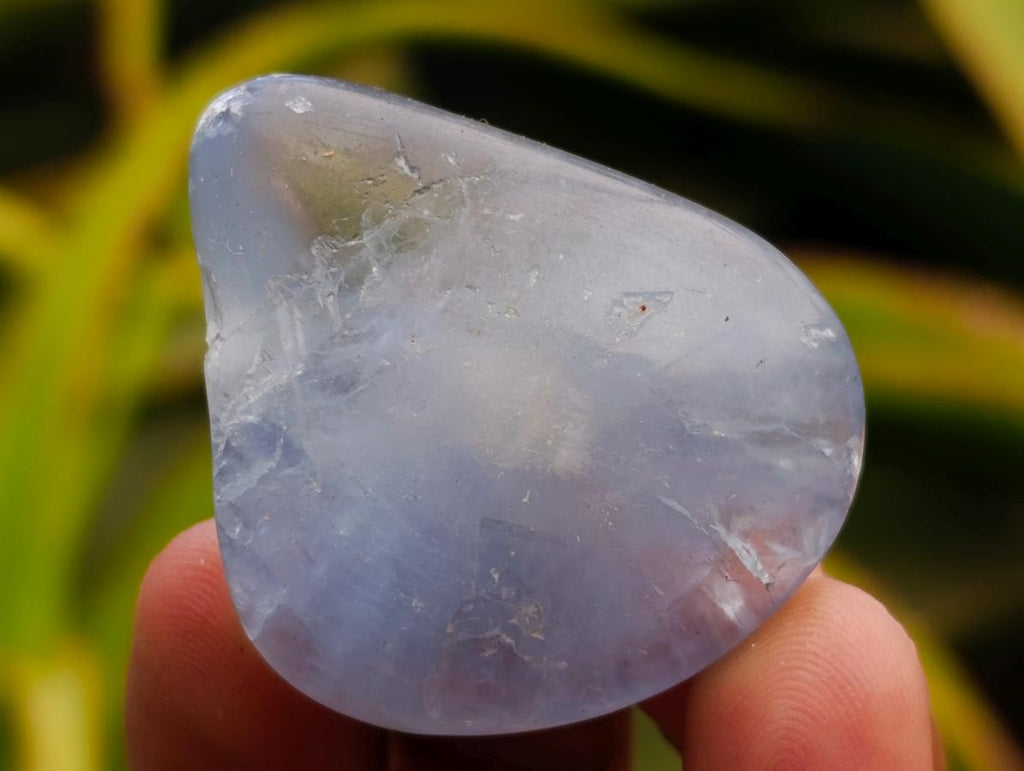 Polished Gemmy Blue Celestite Free Forms x 35 From Sakoany, Madagascar