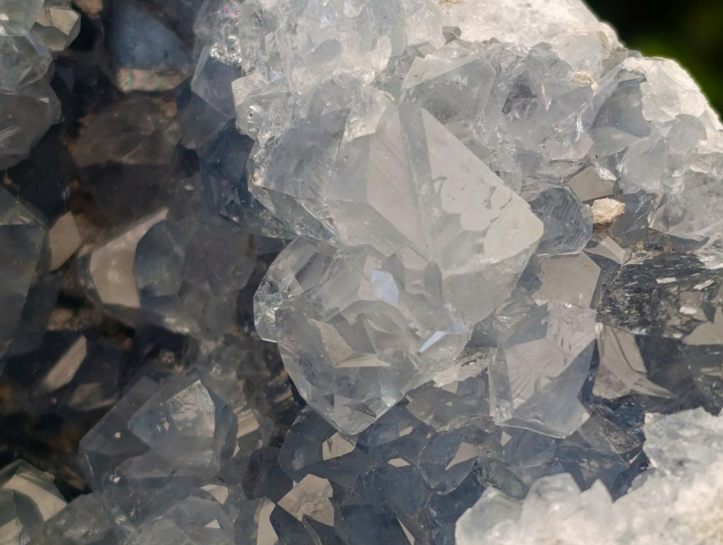 Natural Blue Celestite Geode Specimen x 1 From Sakoany, Madagascar