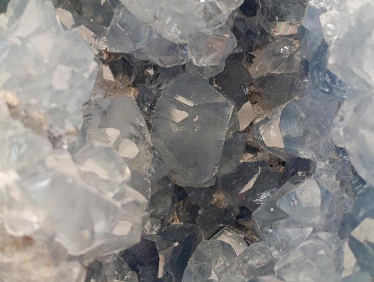 Natural Blue Celestite Geode Specimen x 1 From Sakoany, Madagascar